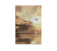 Psalms 91 Scripture Quote (2) Art Canvas Poster Bedroom Living Room Decoration Painting Unframe-style 24x36inch(60x90cm)