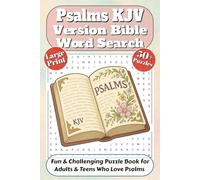 Psalms KJV Version Bible Word Search: Fun and Challenging Puzzle Book for Adults and Teens Who Love Psalms