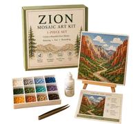 Psalms of Comfort & Strength Sea Glass Art Kit，Style E