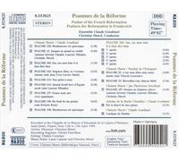 PSALMS OF THE FRENCH REFORMATION NEW CD