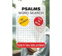 Psalms Word Search Puzzle Book: Easy to Read Featuring Hymns, Praise, Prayer, and More | 6×9 Inches, 110 Pages | Over 50 Puzzles | Perfect Gift for Travel, Vacations, Holidays, and Relaxing Free Time.
