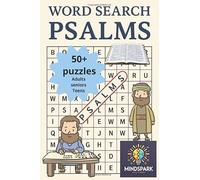 Psalms word search puzzle book: Word search with easy to read print about Psalms, Bible and God. 6X9 inches 110pages over 50+ puzzles. Gift for Holiday, baptism, birthday or just relaxing