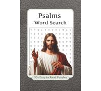 Psalms Word Search Puzzle Book: Word Searches with Easy to Read Print about Bible, Jesus, Christianity of the World and More | 6x9 inches, 110 Pages | ... Gift for Vacations, Holidays, and Free Times