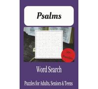 Psalms Word Search Puzzle Book: Word Searches with Easy to Read Print about the Book of Psalms in the Bible and More | 6x9 inches, 110 pages | 50+ ... Gifts for Vacations, Holidays and Free Times