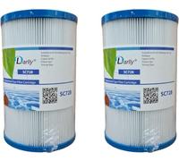Darlly Hot Tub Filter SC728 40206 Compatible with Pleatco PSANT20P3 Unicel 4CH-925 Filbur FC-0126 2 Pack