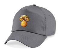 PSave Grenadier Guards Cap Badge Embroidered Baseball Cap British Army Military Embroidery (Grey)