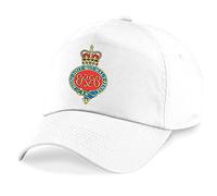 PSave Grenadier Guards Insignia Embroidered Baseball Cap British Army Military Embroidery (White)
