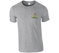 PSave Royal Artillery The Royal Regiment of Artillery The Gunners Insignia Mens Tshirt British Army Military T Shirt (as8, Alpha, 4X_l, Regular, Regular, Grey, 4XL)