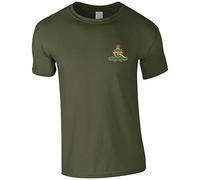 PSave Royal Artillery The Royal Regiment of Artillery The Gunners Insignia Mens Tshirt British Army Military T Shirt (as8, Alpha, m, Regular, Regular, Military Green, Medium)