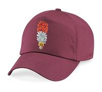 PSave Royal Regiment of Fusiliers Feathers Embroidered Baseball Cap British Army Military Embroidery (Maroon)