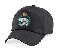 PSave Royal Tank Regiment Insignia Embroidered Baseball Cap British Army Military Embroidery (Black)