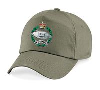 PSave Royal Tank Regiment Insignia Embroidered Baseball Cap British Army Military Embroidery (Military Green)