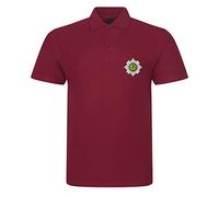 PSave Scots Guards Insignia Mens Embroidered Polo Shirt British Army Military Embroidery (as8, Alpha, x_l, Regular, Regular, Maroon)