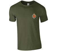 PSave Welsh Guards Insignia Mens Tshirt British Army Military T Shirt (as8, Alpha, x_l, Regular, Regular, Military Green, Extra Large)