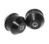 PSB Bushings - Front Strut Rod Aluminum Arm Polyurethane Bushing Kit - Compatible With BMW BMW E81/E82/E90/E91/E92 2006 - 2011, black