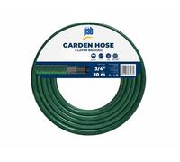PSB Garden Hose Pipe 3/4 Inch 20m 3-Layer Braided Green | Reinforced Construction, Flexible Watering Hose, Kink Resistant, Outdoor Use, Heavy-Duty Braid