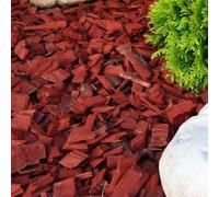 PSB Wood Chip Red Coloured Garden Chipping Flower Bark Wedding Decorative Landscape