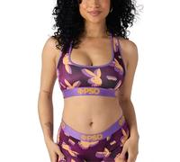 PSD | 3D Drop Playboy Thong | Women's Comfortable Underwear | Women's Sexy G-String with Soft Microfiber Waistband | Sexy Thongs for Women (FR/ES, Letters, S, Regular, Regular, PB 3D Tumble