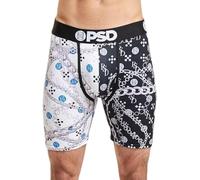 PSD Cement Split Boxer Shorts | Medium Length Boxer Briefs, Breathable Micromesh Bag, 4-Way Stretch High Durability | Men's Underwear (FR/ES, Letters, L, Regular, Regular, Cement Split), Cement Split,