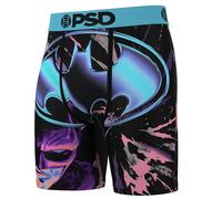 PSD Men's Boxer Briefs - Batman Acid, 7 Inch Inseam, Moisture-Wicking, 4-Way Stretch, Boxer Briefs for Men, Large