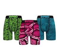 PSD Men's Boxer Briefs - Skins 3 Pack, 7 Inch Inseam, Stretchy Moisture-Wicking Boxer Briefs for Men Pack, Small