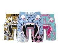 PSD Mens Boxer Briefs - WF Elite 3-Pack, 7 Inch Inseam, Moisture-Wicking, 4-Way Stretch, Boxer Briefs for Men Pack