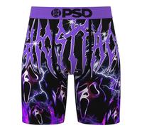 PSD Men's Horror & Halloween Boxer Briefs, Breathable Men's Underwear, Moisture-Wicking Fabric, Available in Packs & Singles, Ghostface Killa, L