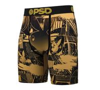 PSD Men's Playboy Boxer Briefs - Breathable and Supportive Men's Underwear with Moisture-Wicking Fabric, Pb Deco, XL