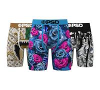 PSD Men's Prestige Boxer Brief 3-Pack, Multi, L, Prestige 3-pack, L