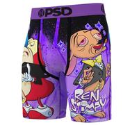 PSD Men's Ren & Stimpy Boxer Briefs - Breathable and Supportive Men's Underwear with Moisture-Wicking Fabric, R&s Filthy, XL