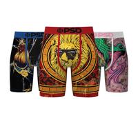 PSD Men's Rule The Roost 3-Pack Boxer Brief, Multi, L