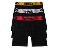 PSD Men's Warface Emerald 3-Pack, Chrome Cotton 3-pack, M