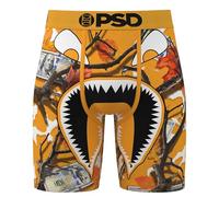 PSD Men's Warface Money Boxer Briefs - 7 Inch Inseam Breathable and Supportive Men's Underwear with Moisture-Wicking Fabric, Wf Pumpkin Spice, L