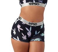 PSD Women's Playboy Boy Shorts - Full Coverage Women's Underwear - Comfortable Stretch Panties for Women, Playboy Glow, M