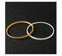 PSDFJAD ZHGUIMING 1 Piece Plastic Watch Glass Gasket Waterproof I Ring 29.5mm 30.5mm Inner Diameter Replacement Seal for 4.708.4 or 4.709(4.708.4 White)