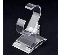 PSDFJAD ZHGUIMING 1pc Clear Plastic Water Display Holder Rack Transparent Jewelry Bangle Cuff Bracelet Watch Display Stand Holder Rack Accessories