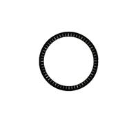 PSDFJAD ZHGUIMING 28.5mm Dial Scale Inner Chapter Ring Hollow Watch Hand Dial Adapted Green Luminous for NH35 NH36 NH38 NH70 Movement(Black)