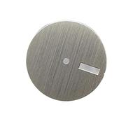 PSDFJAD ZHGUIMING 28.5mm Solid Color Metal Watch Dial Round Sand Pattern DIY Watch Faces with Calendar Window NH35/NH36/4R/7S Movement(12)