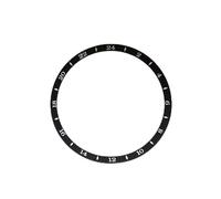 PSDFJAD ZHGUIMING 29.5mm 33mm Watch Chapter Ring for NH35 Movement Modified Part Watch Case Inserts Scale Ring Inner Shadow Circle(Black)