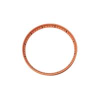 PSDFJAD ZHGUIMING 30.5mm Blue Black Watch Chapter Ring Stainless Steel Inner Shadow Ring Fit for SKX007 SKX009 Watch Accessories(Orange)
