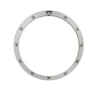 PSDFJAD ZHGUIMING 31.3mm Watch Chapter Ring for NH35 NH36 4R 6R Modified Scale Rings for Skx007 Skx009 Watches Accessories Inner Diameter 27.6mm(White)