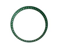 PSDFJAD ZHGUIMING 31.5mm Watch Inner Circle Copper Watch Chapter Ring Fit SKX007/SKX009/ Suitable for NH35/36/4R/6R Movement(Green)
