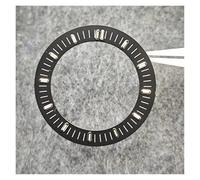 PSDFJAD ZHGUIMING 31MM Skeleton Watch Dial for NH70 NH35 NH36 Movement Green Luminous Mechanical Watch Modification Accessories(Black)