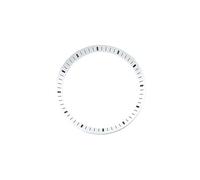 PSDFJAD ZHGUIMING 32.1mm Watch Chapter Ring NH35 Watch Case Copper Inner Shadow Ring for NH35 NH36 Movement Modified Watch Bezel Repair Parts(White)