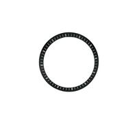 PSDFJAD ZHGUIMING 32.1mm Watch Chapter Ring NH35 Watch Case Copper Inner Shadow Ring for NH35 NH36 Movement Modified Watch Bezel Repair Parts(Black)