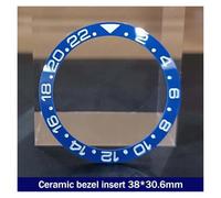 PSDFJAD ZHGUIMING 38mm*30.6mm Ceramic Bezel GMT and Diving Watch Insert for 40mm Mens Watch Replace Watch Face Watch Bezel Inserts(41ceramics)
