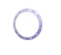 PSDFJAD ZHGUIMING 38mm Blue Luminous Sloped Ceramic Bezel Insert Ring Inner Diameter 30.5mm Fit Men Mechanical Watch Replacement Repair Parts(A8 Ceramic)