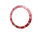 PSDFJAD ZHGUIMING 38mm Blue Luminous Sloped Ceramic Bezel Insert Ring Inner Diameter 30.5mm Fit Men Mechanical Watch Replacement Repair Parts(A10 Ceramic)