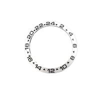 PSDFJAD ZHGUIMING 38mm Ceramic/Aluminium Bezel Insert Ring Inner Diameter 30.5mm Suitable for 40mm Men's Case Watch Accessories(02Aluminium Ring)