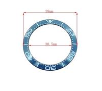 PSDFJAD ZHGUIMING 38mm Ceramic Bezel and Diving Watch Insert for 40mm Mens Watch Watches Replace Accessories Watch Face Watch Bezel Inserts(14)